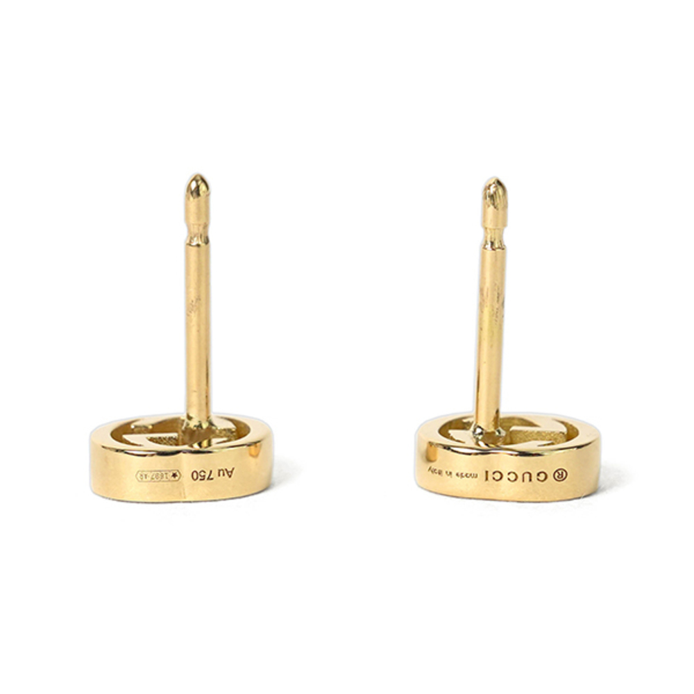 Gucci Interlocking G Gold Earrings - image 3